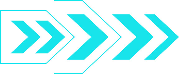 Futuristic Arrow Icon