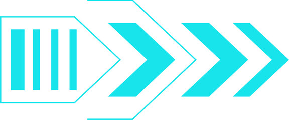 Futuristic Arrow Icon