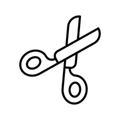 Scissors icon vector design templates simple and modern concept, isolated on white background