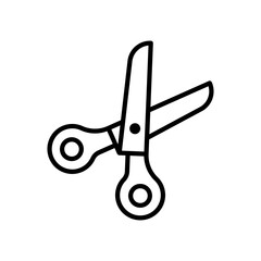 Scissors icon vector design templates simple and modern concept, isolated on white background