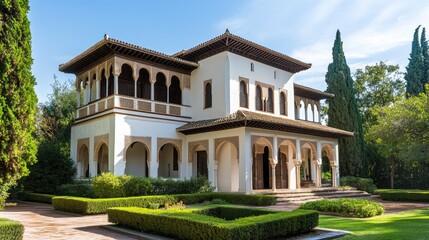 Stunning Moorish Architecture in Andalusian Gardens