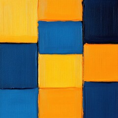 Colorful Abstract Texture with Square Patterns in Bright Hues