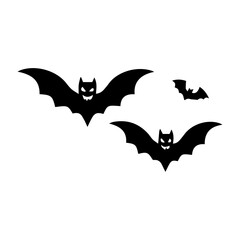 Spooky Bat Silhouette A Classic Halloween Decoration for a Festive Atmosphere