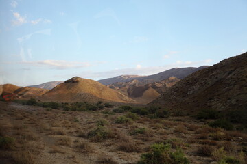 Sunset view of Saint Joseph Oratory in Montreal, Canada, with city panorama and sky. g.