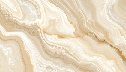 Abstract Beige and Brown Swirls with Veins Pattern Design Background with Soft Lighting Style and Wavy Pattern Smooth Texture Decorative Art