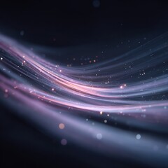 Futuristic nebula with purple pink light streaks on black background, twinkling stars for sci-fi book covers, meditation apps, cosmic wall art

