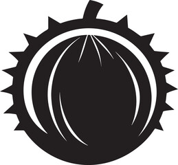  Autumn Chestnut Silhouette Vector Illustration