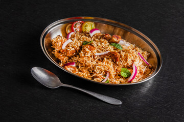 ビリアニ　アジアのまぜごはん　Chicken Biryani Asian Mixed Rice