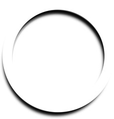 Ring light, white blank frame, icon round button.