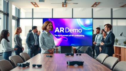 business meeting in conference room