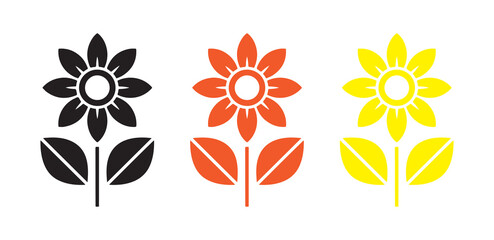 Simple botanical design for decorative use