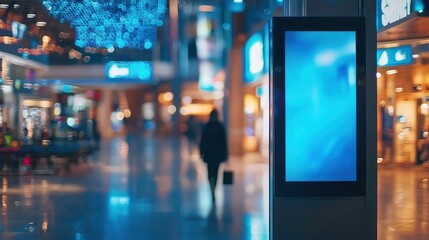 Fototapeta premium Digital display shopping mall