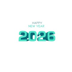 Big Set of 2026 number design template. 2026 New Year logo text design. Collection of 2026 Happy New Year. Vector illustration