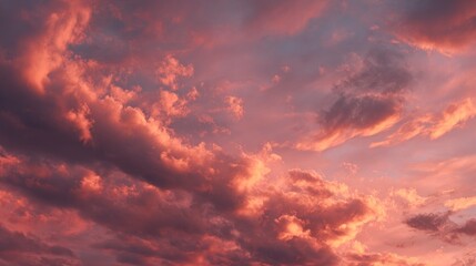 Obraz premium Sunset sky clouds