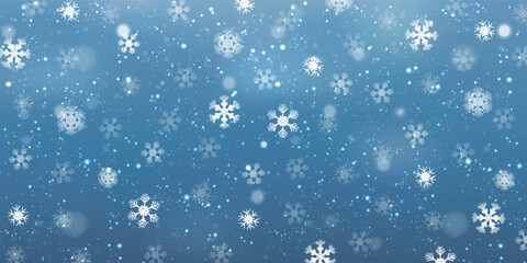 雪　クリスマス　冬　光　背景