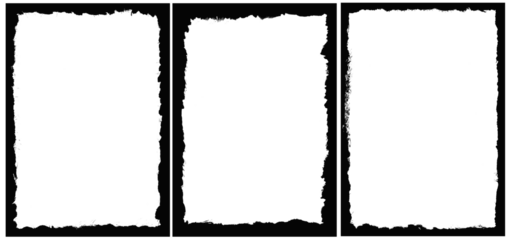 Vector grunge overlay. Hand drawn abstract frame set. Ink brush strokes mess. Design for poster, invitation, gift card, coupon, book cover. Banner halftone overlay.