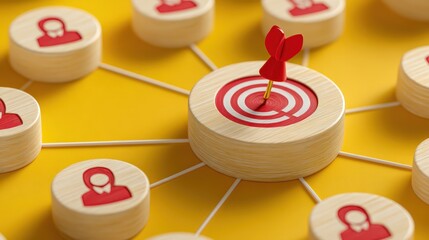 Target Audience Focus with Personalized Connections in Marketing Strategy Visualization