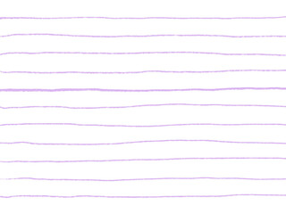 手描き背景　ボーダー　パープル　色鉛筆