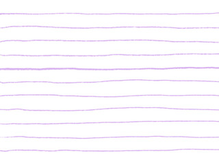 手描き背景　ボーダー　色鉛筆　パープル