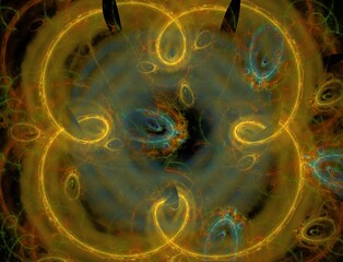 Imaginatory fractal abstract background Image