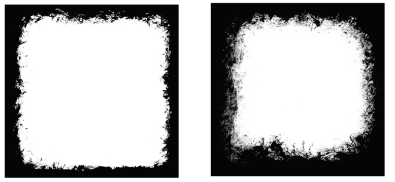 Vector grunge overlay. Hand drawn abstract frame set. Ink brush strokes mess. Design for poster, invitation, gift card, coupon, book cover. Banner halftone overlay.