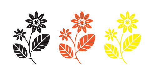 Modern floral graphic illustration pack