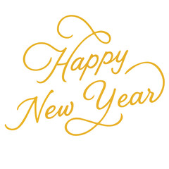 Semi Bold Textured New Year Greetings Happy New Year