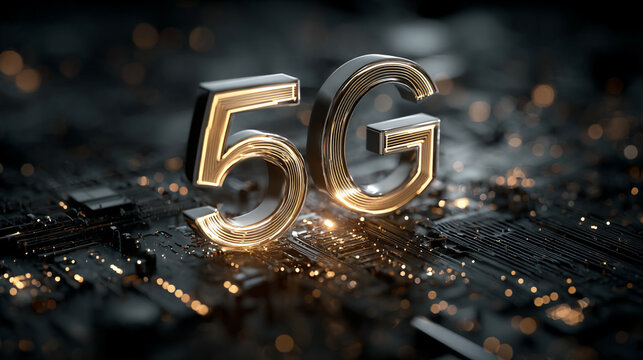 Futuristic 3D digital world map glowing with wireless 5G connections. Abstract tech background symbolizing global internet, IoT, AI, big data, and cloud computing for modern business innovation.