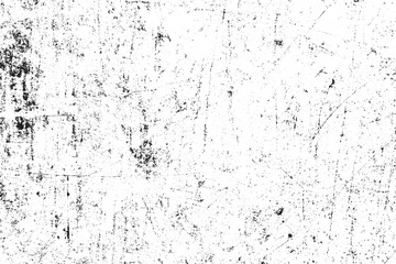 Black and White Grunge Distressed Texture Overlay Vector Background