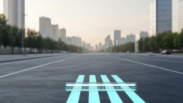 Vibrant Digital Fingerprint with Neon Lights in Abstract Cyber Background for Technology and Security Concepts 4k video footage