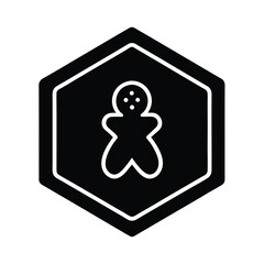 Ginger Powder Label Icon Vector Illustration