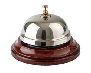 Call bell isolated on white or transparent background
