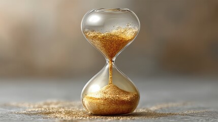 Exploring the Paradox of Remote Work Productivity Through a Captivating Hourglass Concept