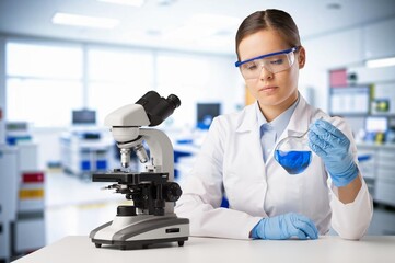 Science concept, medical research in modern laboratory.