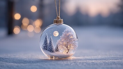 Exploring the Nostalgic Beauty of Christmas 2025 with a Stunning Glass Snow Globe Ornament