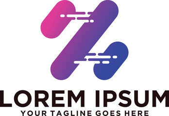 Letter Z Technology Network logo