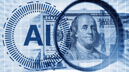 Artificial intelligence analyzes banknotes and financial documents to detect counterfeiting and ensure authenticity. AI in finance improves fraud prevention, transaction security and verification.
