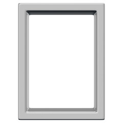 3D Chrome Vertical Frame Icon