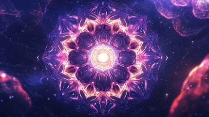 Obraz premium A cosmic mandala that captures the essence of the universe.