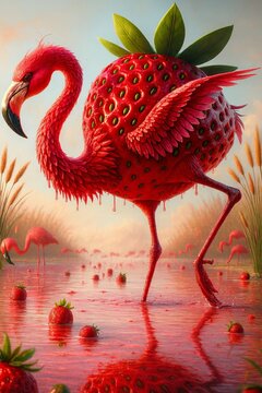 Strawberrelli Flamingelli