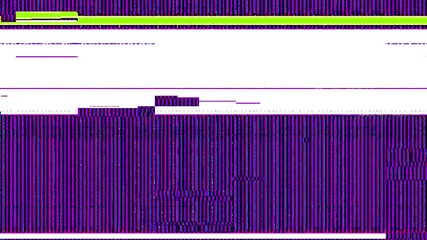 Static Glitch Transition. Slow, wavy analog static dissolving into a chromatic aberration. Great for a dreamlike transition.