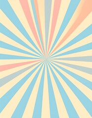 Obraz premium Vintage sunburst background pattern with colorful rays and grunge texture is a bright retro vector illustration design for wallpaper