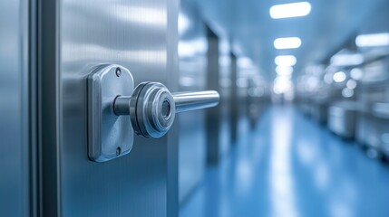 Sanitary Lock: Entrance to Food Plant with Safety Requirements - Ensuring Hygienic Access to Food Processing Facilities.