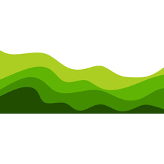 Green wave border