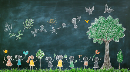 A cute Save Earth background design, perfect for eco-themed wallpapers or environmental backdrops.