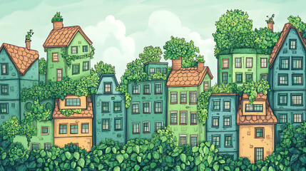 A cute Save Earth background design, perfect for eco-themed wallpapers or environmental backdrops.