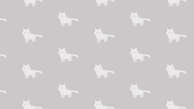 猫のかわいいパターン背景