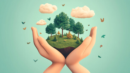 A cute Save Earth background design, perfect for eco-themed wallpapers or environmental backdrops.