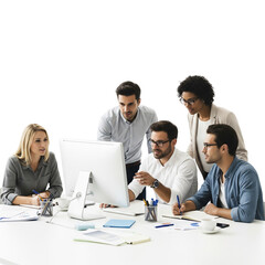 Fototapeta premium business people working together