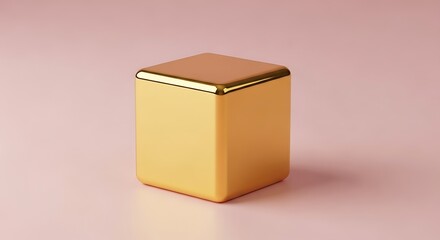 Obraz premium Oversized Dice Covered in Gold Foil